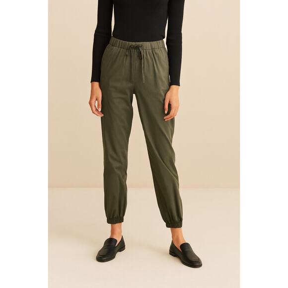 COS Olive Green Elastic Waist Jogger Pants – Size S - Picture 3 of 6